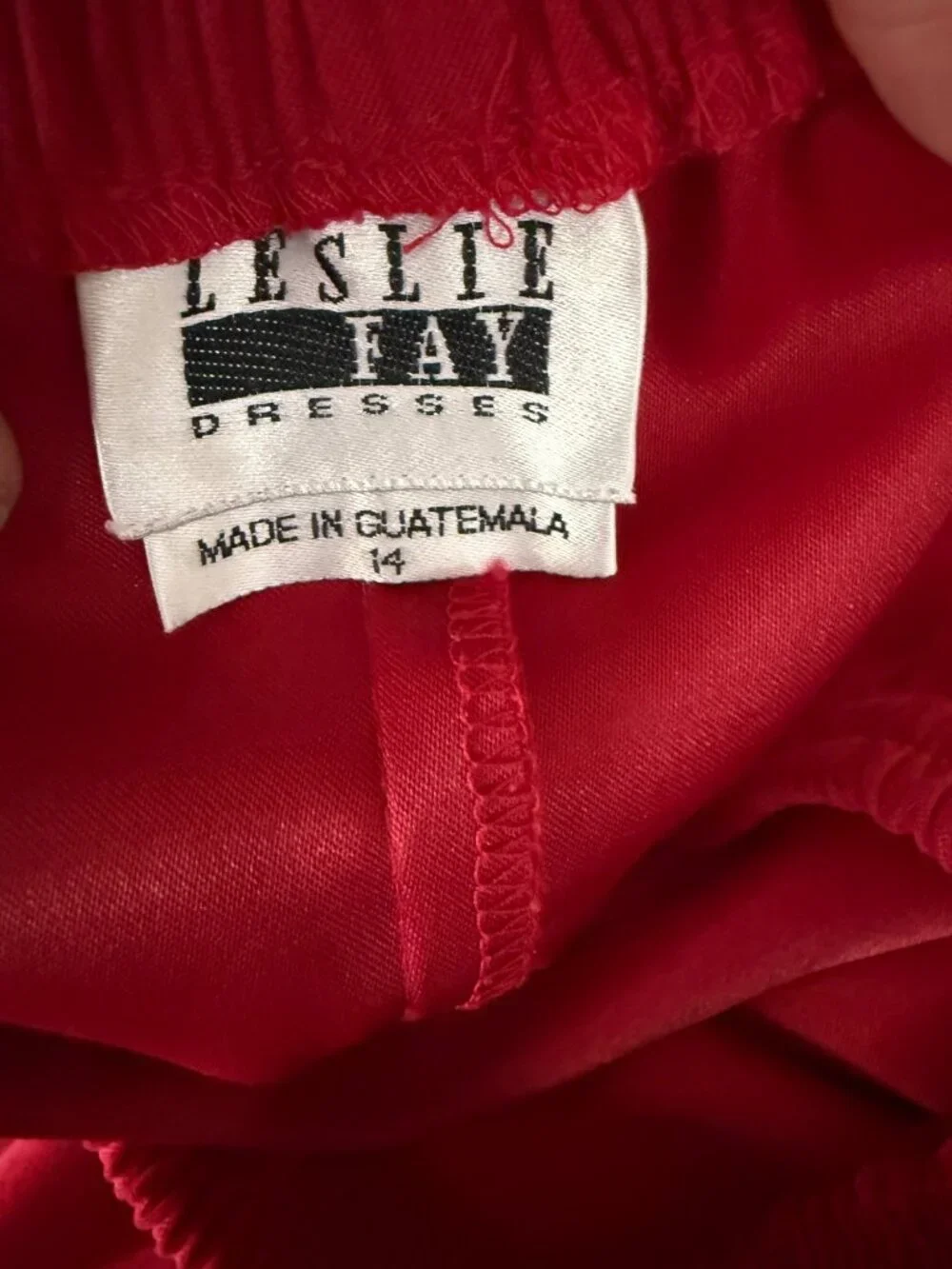 Leslie Fay elastic waistband